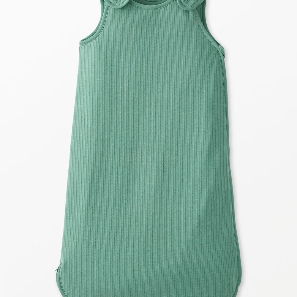 Hanna Andersson Green Ribbed Sleep Sack